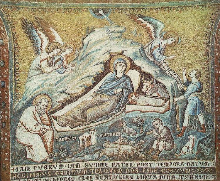 CAVALLINI, Pietro The Birth of Jesus dfg oil painting image